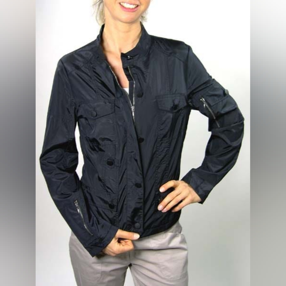KAPALUA WOMENS BLACK UTILITY JACKET SIZE 8